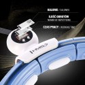 ZESTAW HULA HOP MAGNETYCZNY BLUE HHM15 Z LICZNIKIEM HMS + PAS WYSZCZUPLAJĄCY BR163 RED HMS