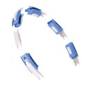 ZESTAW HULA HOP MAGNETYCZNY BLUE HHM15 Z LICZNIKIEM HMS + PAS WYSZCZUPLAJĄCY BR163 RED HMS