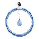 ZESTAW HULA HOP MAGNETYCZNY BLUE HHM15 Z LICZNIKIEM HMS + PAS WYSZCZUPLAJĄCY BR163 RED HMS