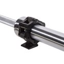 GO900 GRYF OLIMPIJSKI 20KG 2200MM HMS PREMIUM + ZG1500 SILVER ZACISKI LOCK JAW (2 szt) HMS PREMIUM