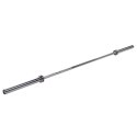 GO901 GRYF OLIMPIJSKI 20KG 2200MM HMS PREMIUM + ZG1500 SILVER ZACISKI LOCK JAW (2 szt) HMS PREMIUM