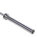 GO901 GRYF OLIMPIJSKI 20KG 2200MM HMS PREMIUM + ZG1500 SILVER ZACISKI LOCK JAW (2 szt) HMS PREMIUM