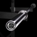 GO901 GRYF OLIMPIJSKI 20KG 2200MM HMS PREMIUM + ZG1500 SILVER ZACISKI LOCK JAW (2 szt) HMS PREMIUM
