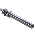 GO901 GRYF OLIMPIJSKI 20KG 2200MM HMS PREMIUM + ZG1500 SILVER ZACISKI LOCK JAW (2 szt) HMS PREMIUM