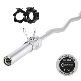 GOL200 + (ZG 1000B) GRYF OLIMPIJSKI ŁAMANY 13.5KG 1500MM HMS PREMIUM HMS PREMIUM
