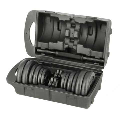 STO20 BLACK 2 x 9 KG SZTANGIELKI W WALIZCE ONE FITNESS ONE FITNESS STO20 BLACK 2 x 9 KG SZTANGIELKI W WALIZCE ONE FITNESS ONE FITNESS