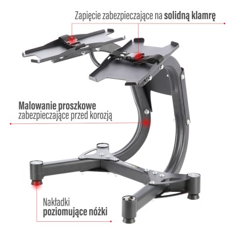 STR10 PRO STOJAK NA SZTANGIELKI REGULOWANE HMS PREMIUM HMS PREMIUM STR10 PRO STOJAK NA SZTANGIELKI REGULOWANE HMS PREMIUM HMS PREMIUM