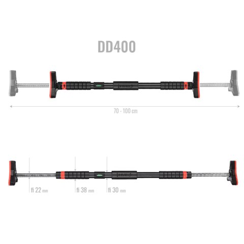 DD400 DRĄŻEK ROZPOROWY Z POZIOMICĄ 70-100 CM HMS HMS DD400 DRĄŻEK ROZPOROWY Z POZIOMICĄ 70-100 CM HMS HMS