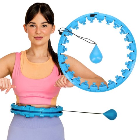 FH01 BLUE HULA HOP Z OBCIĄŻNIKIEM INNY FH01 BLUE HULA HOP Z OBCIĄŻNIKIEM INNY
