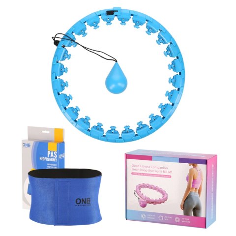 FH01 BLUE HULA HOP Z OBCIĄŻNIKIEM INNY FH01 BLUE HULA HOP Z OBCIĄŻNIKIEM INNY