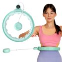FH02 GREEN HULA HOP Z OBCIĄŻNIKIEM + LICZNIK INNY