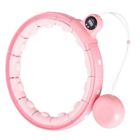 FH02 PINK HULA HOP Z OBCIĄŻNIKIEM + LICZNIK INNY FH02 PINK HULA HOP Z OBCIĄŻNIKIEM + LICZNIK INNY