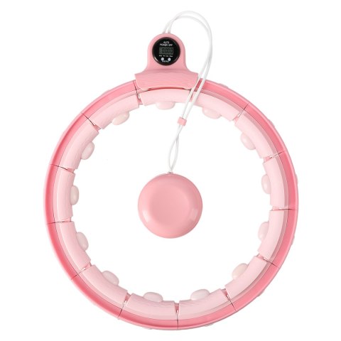 FH02 PINK HULA HOP Z OBCIĄŻNIKIEM + LICZNIK INNY FH02 PINK HULA HOP Z OBCIĄŻNIKIEM + LICZNIK INNY