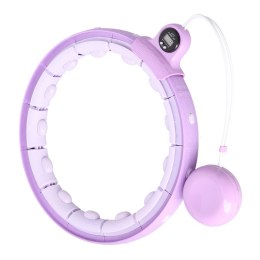 FH02 VIOLET HULA HOP Z OBCIĄŻNIKIEM + LICZNIK INNY