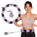 FH04 VIOLET/BLACK HULA HOP Z OBCIĄŻNIKIEM I LICZNIKIEM INNY