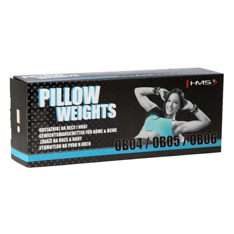 OB06 BLACK OBCIĄŻNIKI NA RĘCE I NOGI 2 x 3 KG HMS HMS OB06 BLACK OBCIĄŻNIKI NA RĘCE I NOGI 2 x 3 KG HMS HMS