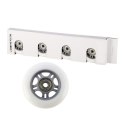 PU 72x24 82A BIAŁE (4 szt.) + ABEC-7 (8 szt.) ZESTAW STOCK NILS EXTREME PU 72x24 82A BIAŁE (4 szt.) + ABEC-7 (8 szt.) ZESTAW STOCK NILS EXTREME