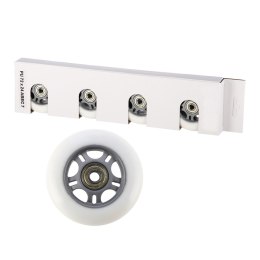 PU 72x24 82A BIAŁE (4 szt.) + ABEC-7 (8 szt.) ZESTAW STOCK NILS EXTREME