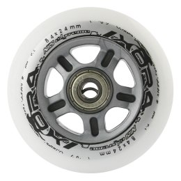 PU 84x24 82A BIAŁE (4 szt.) + ABEC-7 (8 szt.) ZESTAW STOCK NILS EXTREME
