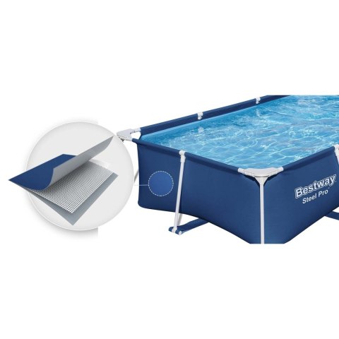 Basen ogrodowy stelażowy 259x170x61 cm zestaw 15w1 Bestway Basen ogrodowy stelażowy 259x170x61 cm zestaw 15w1 Bestway