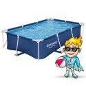 Basen ogrodowy stelażowy 259x170x61 cm zestaw 15w1 Bestway