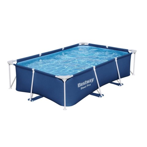 Basen ogrodowy stelażowy 259x170x61 cm zestaw 15w1 Bestway Basen ogrodowy stelażowy 259x170x61 cm zestaw 15w1 Bestway