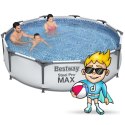 Basen ogrodowy stelażowy 305 x 76 cm zestaw 9w1 Bestway