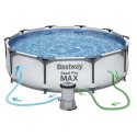Basen ogrodowy stelażowy 366 x 76 cm 9w1 Bestway