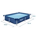 Basen prostokątny stelażowy 221x150x43 cm 16w1 Bestway