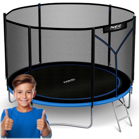 TRAMPOLINA OGRODOWA CZARNO/CZERWONA ROZMIAR 252 CM Z SIATKA ZEWNĘTRZNĄ I DRABINKĄ TRAMPOLINA OGRODOWA CZARNO/CZERWONA ROZMIAR 252 CM Z SIATKA ZEWNĘTRZNĄ I DRABINKĄ
