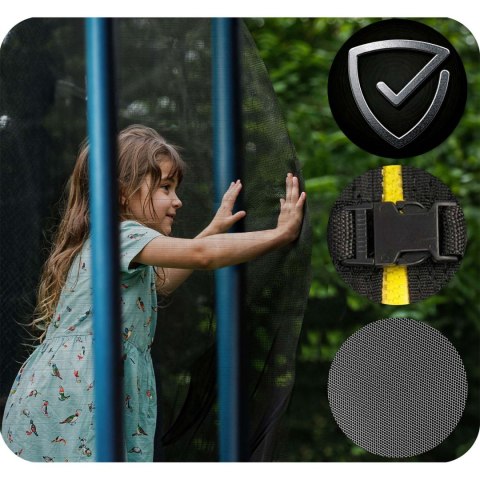 TRAMPOLINA OGRODOWA ROZMIAR 312 CM Z SIATKĄ ZEWNĘTRZNĄ I DRABINKĄ TRAMPOLINA OGRODOWA ROZMIAR 312 CM Z SIATKĄ ZEWNĘTRZNĄ I DRABINKĄ