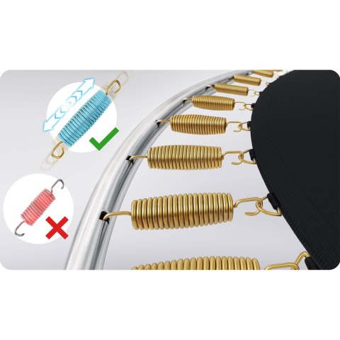 TRAMPOLINA OGRODOWA ROZMIAR 312 CM Z SIATKĄ ZEWNĘTRZNĄ I DRABINKĄ TRAMPOLINA OGRODOWA ROZMIAR 312 CM Z SIATKĄ ZEWNĘTRZNĄ I DRABINKĄ