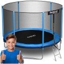 TRAMPOLINA OGRODOWA ROZMIAR 312 CM Z SIATKĄ ZEWNĘTRZNĄ I DRABINKĄ