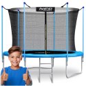 TRAMPOLINA OGRODOWA ROZMIAR 312CM Z SIATKĄ WEWNĘTRZNĄ I DRABINKĄ