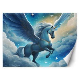 Fototapeta, Błękitny jednorożec - 350x245