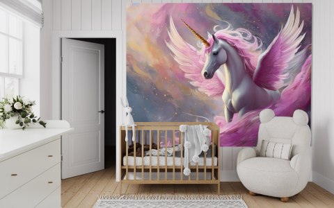 Fototapeta, Różowy jednorożec - 350x245 Fototapeta, Różowy jednorożec - 350x245