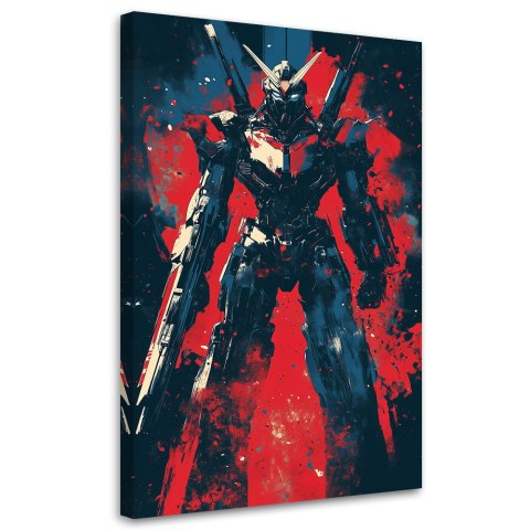 Obraz na płótnie, Robot Mech Abstrakcja - 70x100