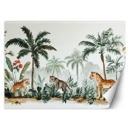 Fototapeta do pokoju dziecka, Palmy Zwierzęta Afrykańskie - 200x140
