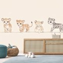 Fototapeta do pokoju dziecka, Zwierzątka Afrykańskie Boho - 250x175