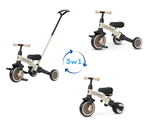 Qplay Rowerek Trójkołowy Stager 3w1 Brown Qplay Rowerek Trójkołowy Stager 3w1 Brown