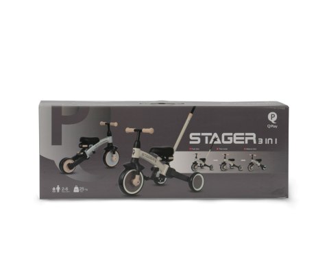Qplay Rowerek Trójkołowy Stager 3w1 Green Qplay Rowerek Trójkołowy Stager 3w1 Green