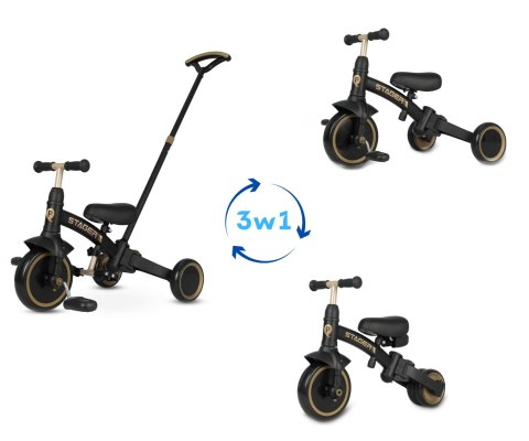 Qplay Rowerek Trójkołowy Stager 3w1 Platinum Qplay Rowerek Trójkołowy Stager 3w1 Platinum