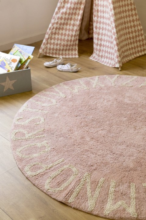 Dywan Bawełniany Round ABC Vintage Nude Natural Ø150 cm Dywan Bawełniany Round ABC Vintage Nude Natural Ø150 cm