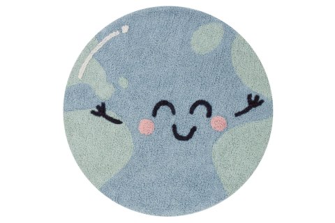 Dywan bawełniany Big Big World Mr Wonderful & Lorena Canals Ø100 cm Dywan bawełniany Big Big World Mr Wonderful & Lorena Canals Ø100 cm