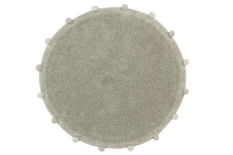 Dywan bawełniany Bubbly Olive Natural Ø120 cm Lorena Canals Dywan bawełniany Bubbly Olive Natural Ø120 cm Lorena Canals
