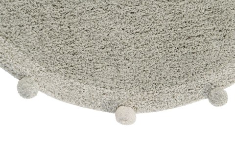 Dywan bawełniany Bubbly Olive Natural Ø120 cm Lorena Canals Dywan bawełniany Bubbly Olive Natural Ø120 cm Lorena Canals