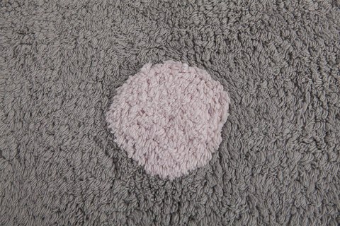 Dywan bawełniany Topos Tricolor Grey Pink 120x160 cm Dywan bawełniany Topos Tricolor Grey Pink 120x160 cm