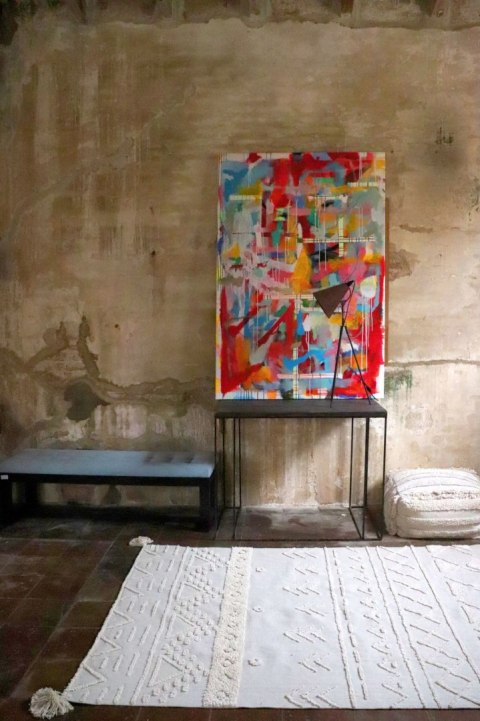 Dywan bawełniany Tribu Natural S 120x160 cm Lorena Canals Dywan bawełniany Tribu Natural S 120x160 cm Lorena Canals