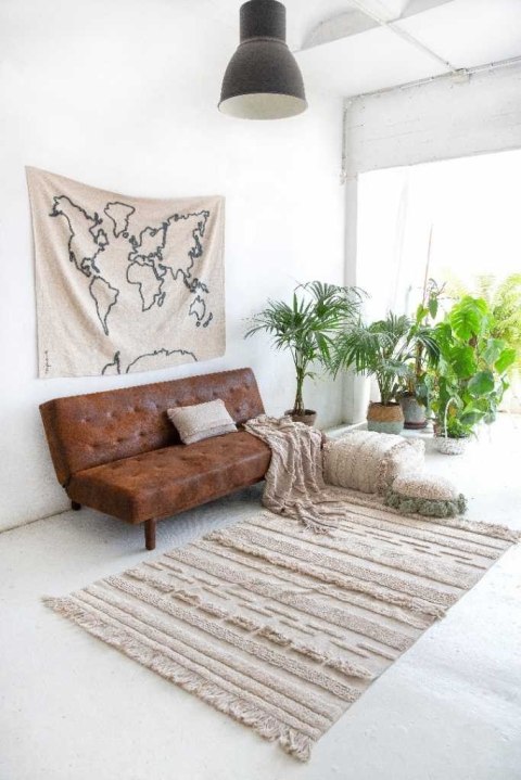 Lorena Canals Dywan bawełniany Air Dune White L 170 x 240 cm Lorena Canals Dywan bawełniany Air Dune White L 170 x 240 cm