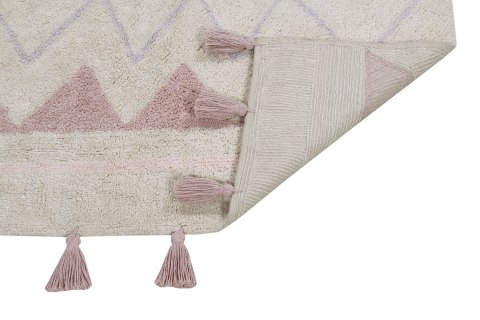 Lorena Canals Dywan bawełniany Azteca Natural Vintage Nude 120 x 160 cm Lorena Canals Dywan bawełniany Azteca Natural Vintage Nude 120 x 160 cm